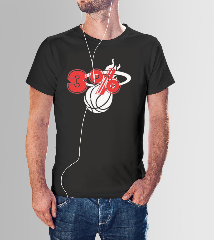 3% Heat Culture Miami Basketball T-Shirt