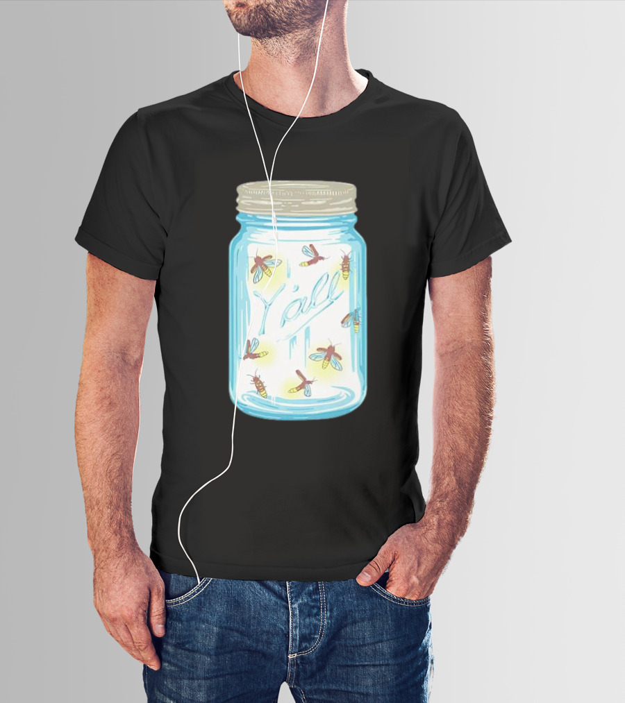 Fireflies In A Jar Y’all T-Shirt