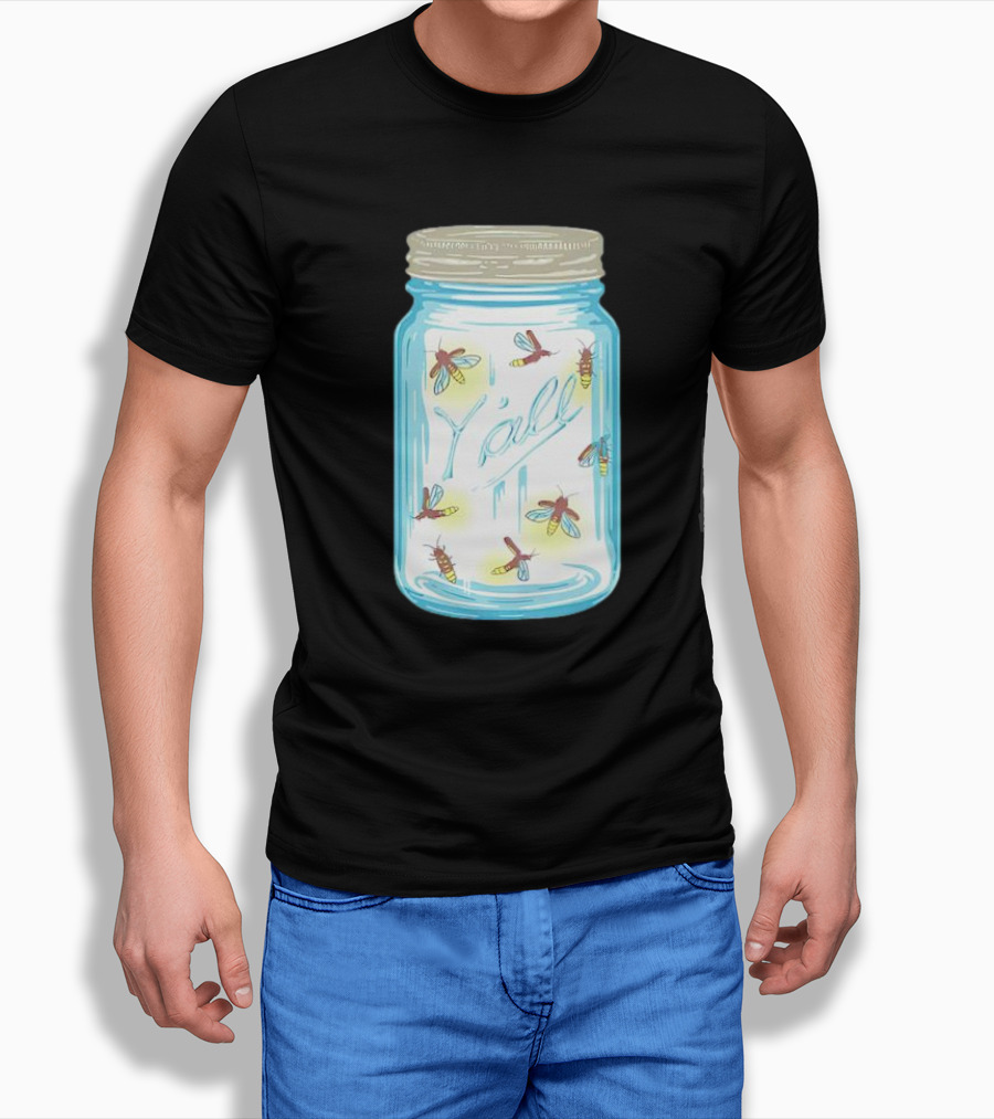 Fireflies In A Jar Y’all T-Shirt