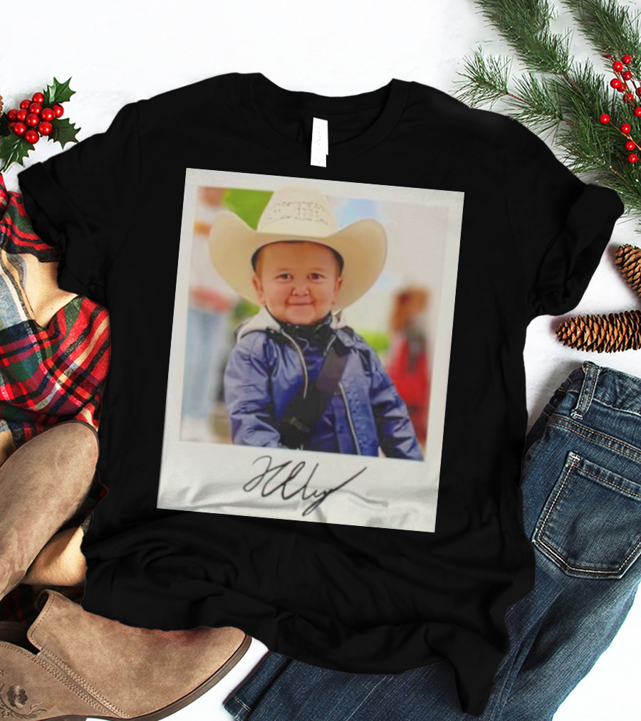 Hasbulla Magomedov Cowboy Polaroid Signature Image T-Shirt