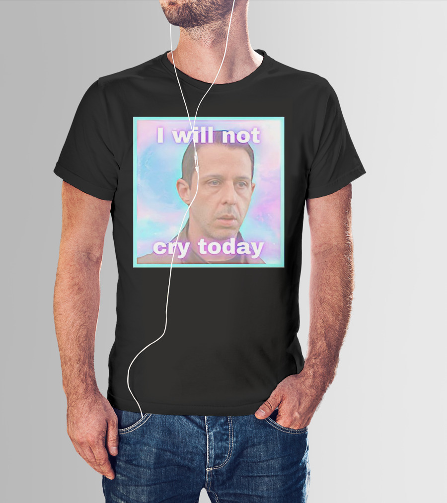 Kendall Roy I Will Not Cry Today Pastel Mood T-Shirt