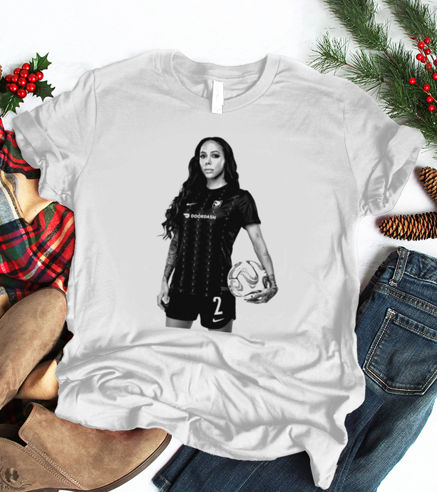 League Sydney Leroux 2 DoorDash Soccer T-Shirt