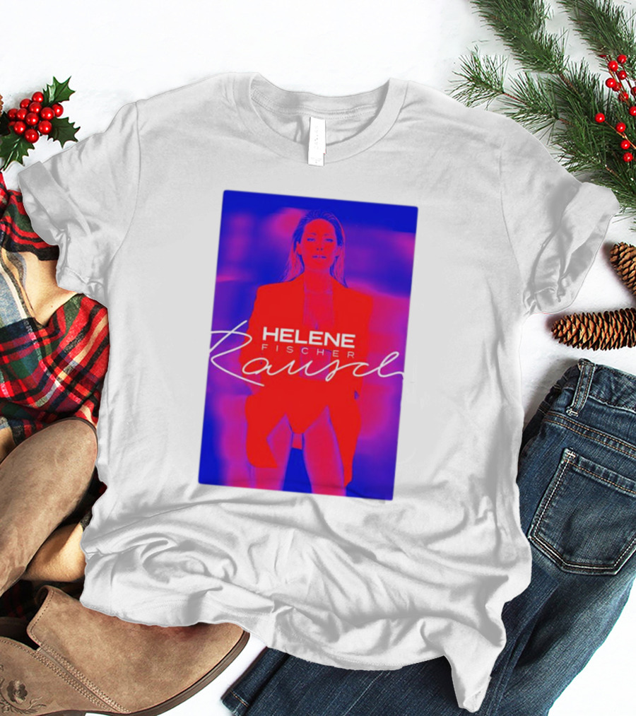 Helene Fischer Rausch Neon Style Bold Visuals T-Shirt