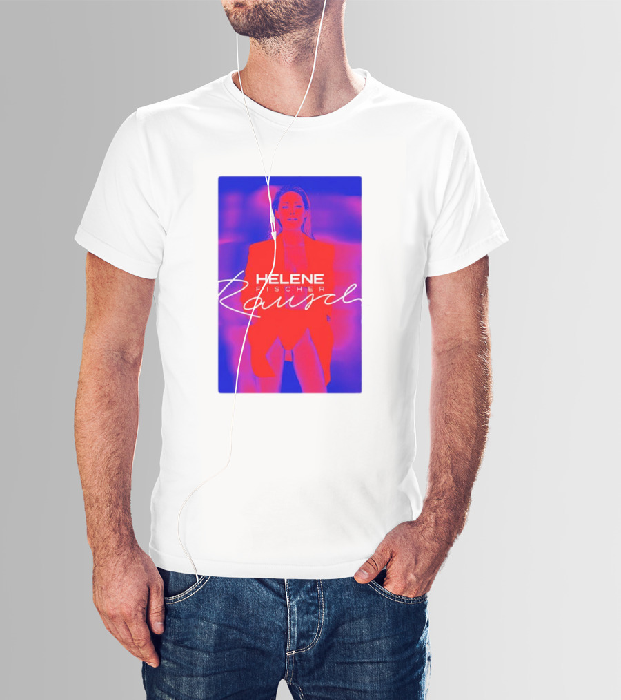 Helene Fischer Rausch Neon Style Bold Visuals T-Shirt