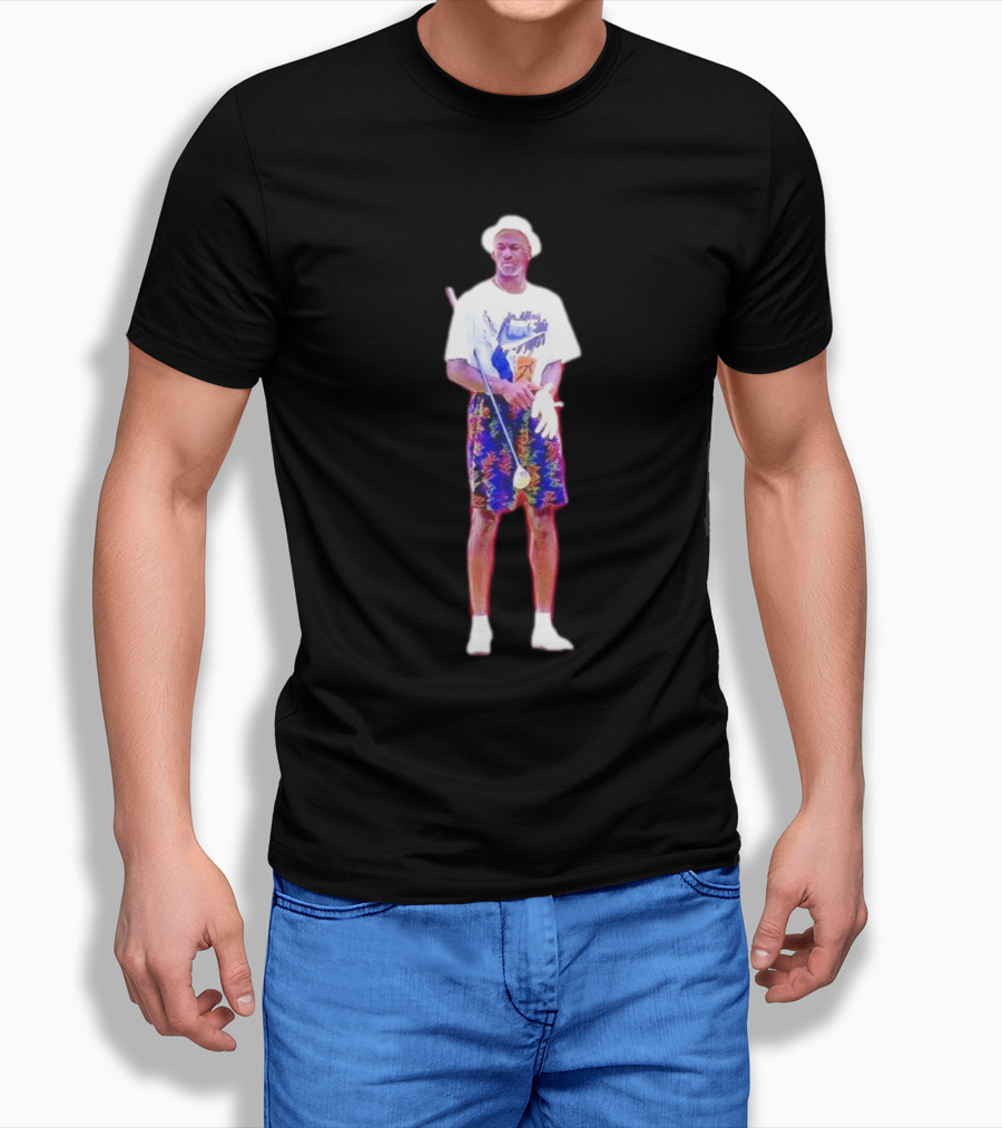 Michael Jordan Golf Outfit Bold Shorts T-Shirt
