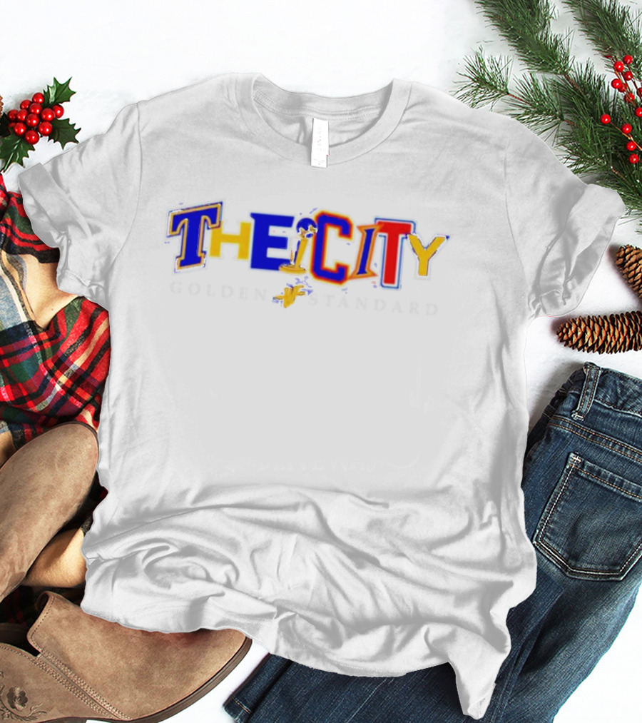 The City Golden Standard Mixed Font Basketball T-Shirt
