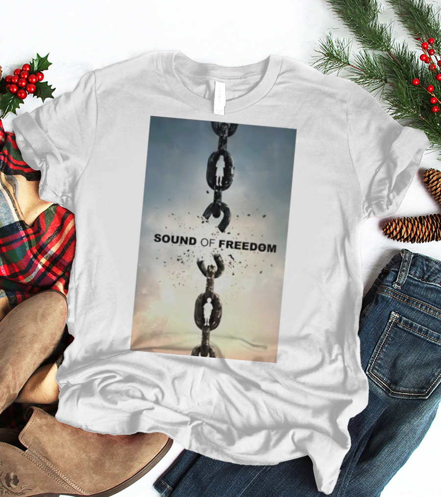 SOUND OF FREEDOM Broken Chains Symbolic T-Shirt