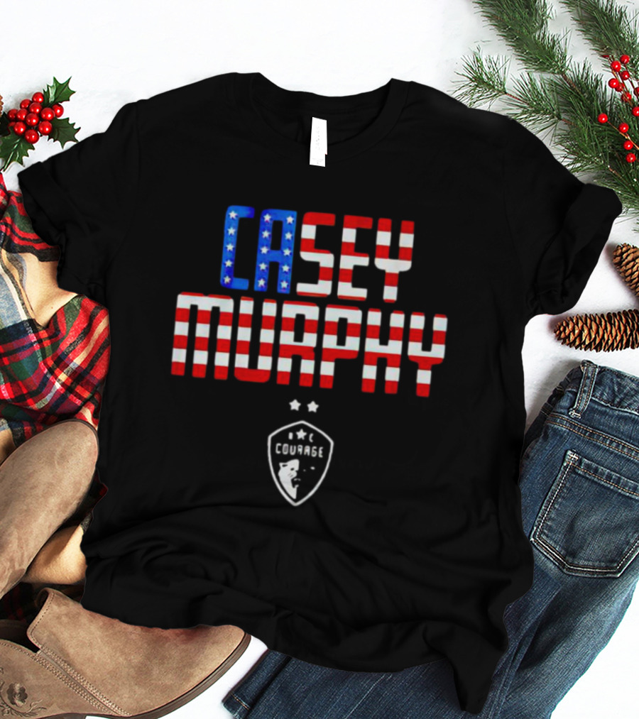 Casey Murphy USA Stars Stripes NC Courage T-Shirt