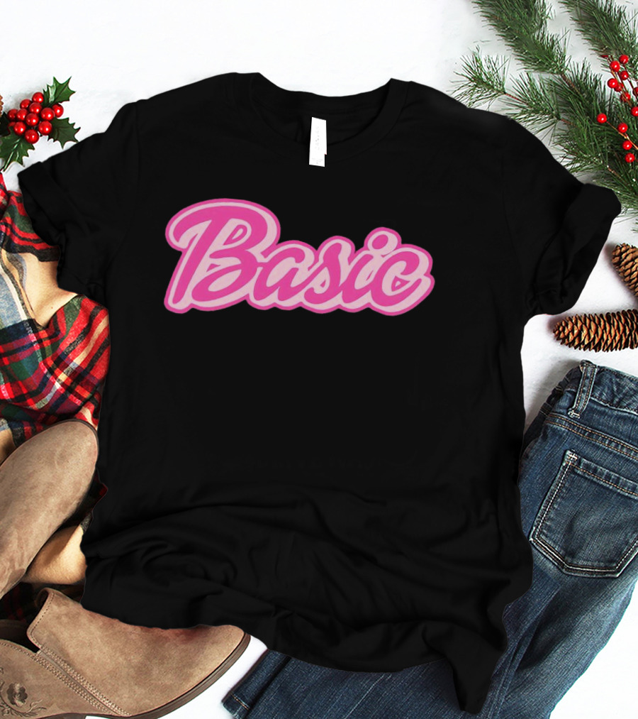 Basic Barbie Pink Script T-Shirt