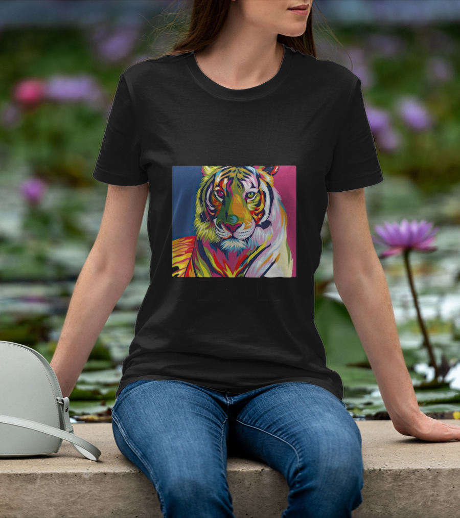 Dareto Be Bold Colorful Tiger T-Shirt
