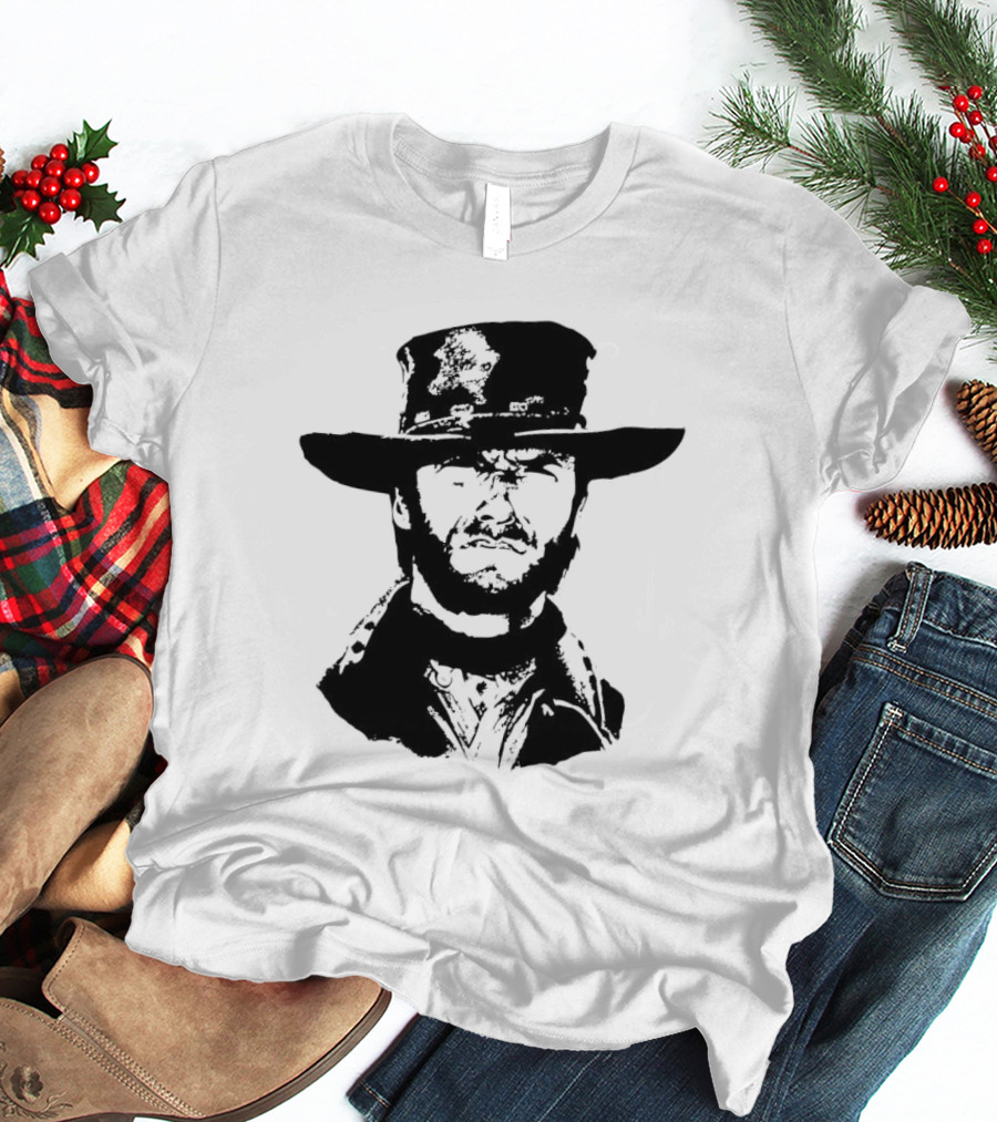 Clint Eastwood Western Hat Iconic T-Shirt