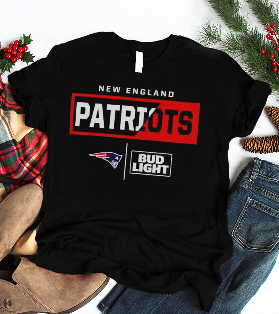 New England Patriots Bud Light Partnership T-Shirt