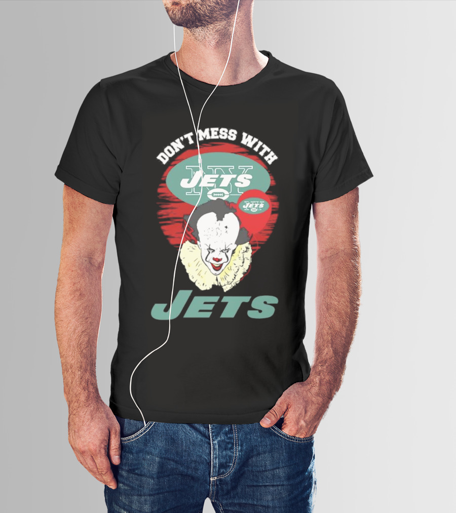 Don't Mess With Jets Pennywise Crossover T-Shirt