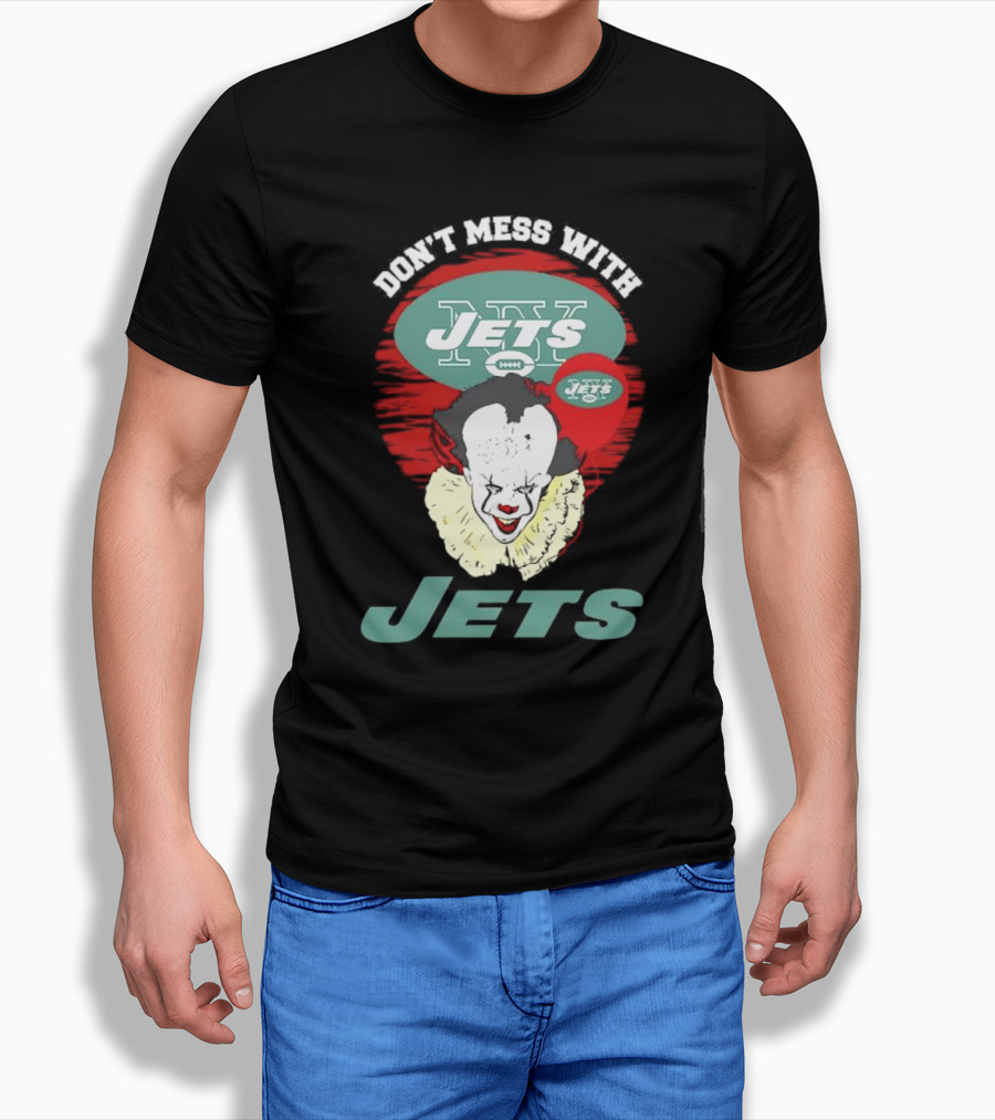 Don't Mess With Jets Pennywise Crossover T-Shirt