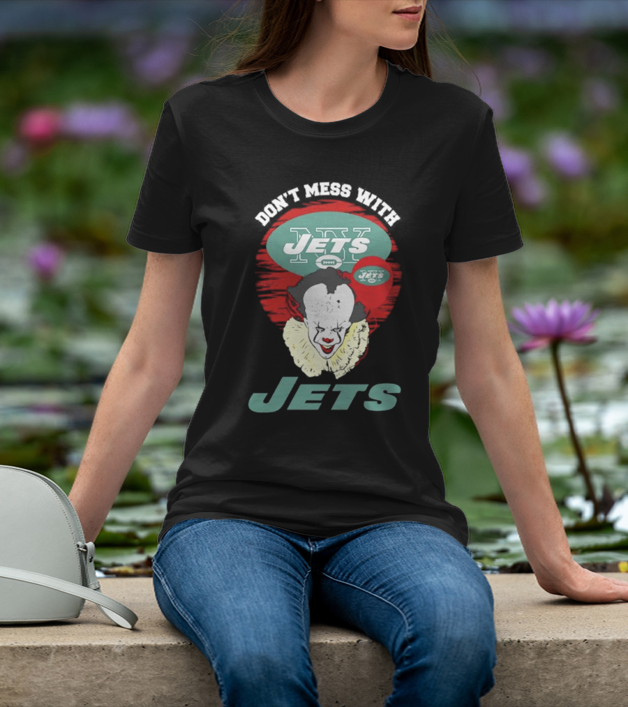 Don't Mess With Jets Pennywise Crossover T-Shirt