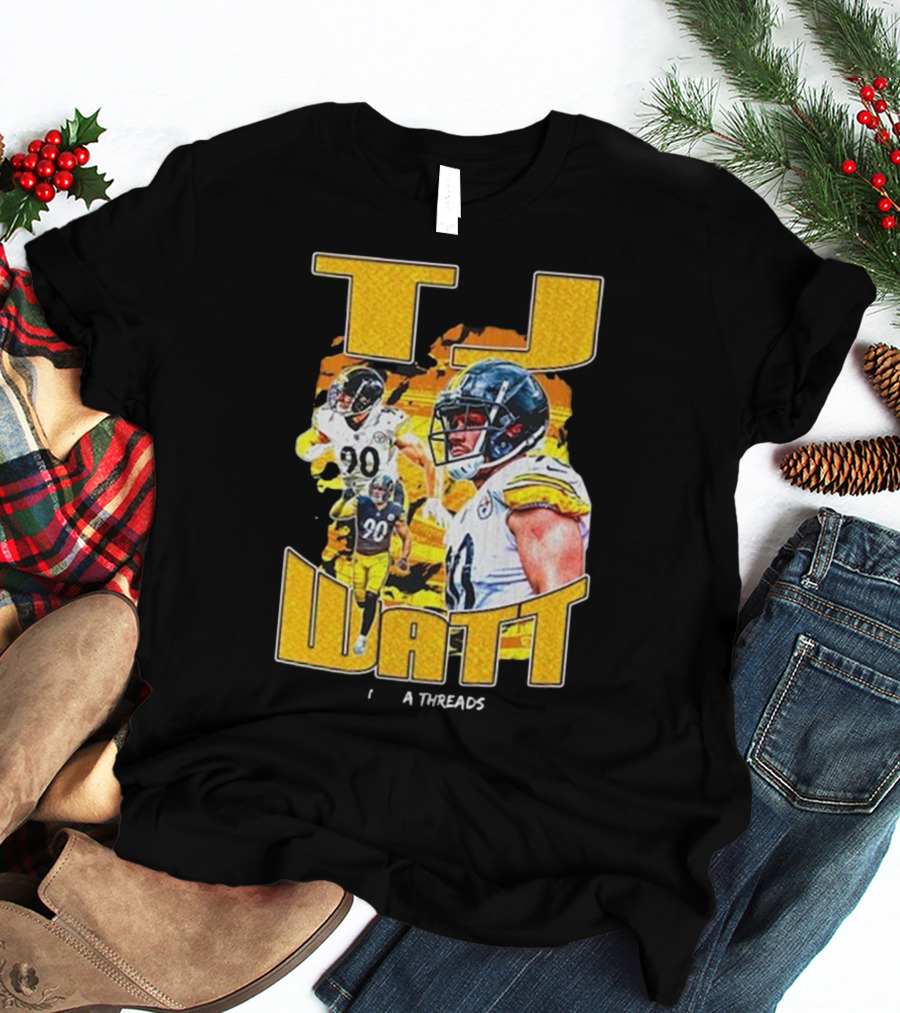 TJ Watt Vintage Bootleg Threads T-Shirt