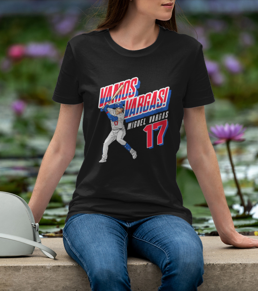 Vamos Vargas Miguel Vargas #17 Baseball Player Iconic T-Shirt
