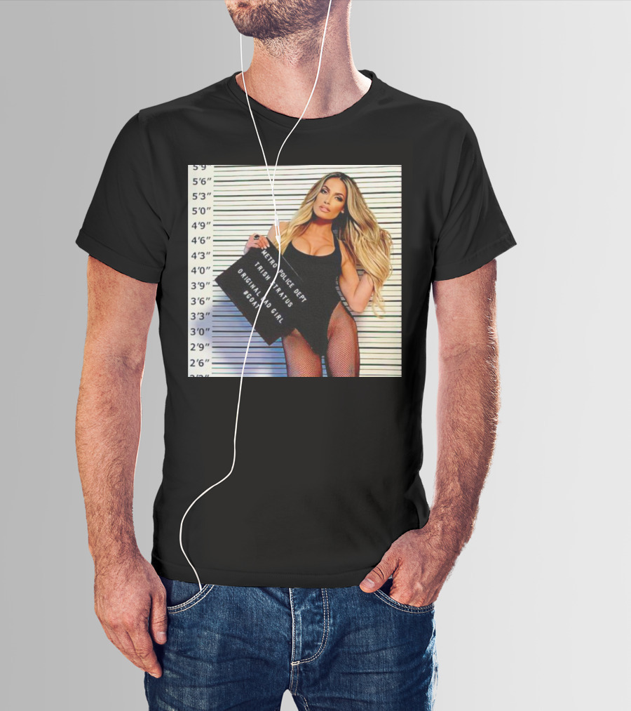 Trish Stratus Metro Police Dept Original Bad Girl GOAT T-Shirt