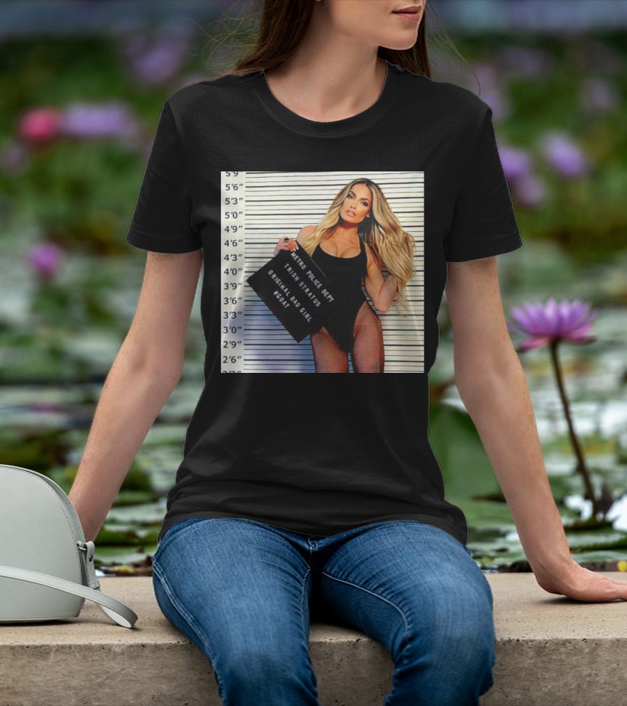 Trish Stratus Metro Police Dept Original Bad Girl GOAT T-Shirt