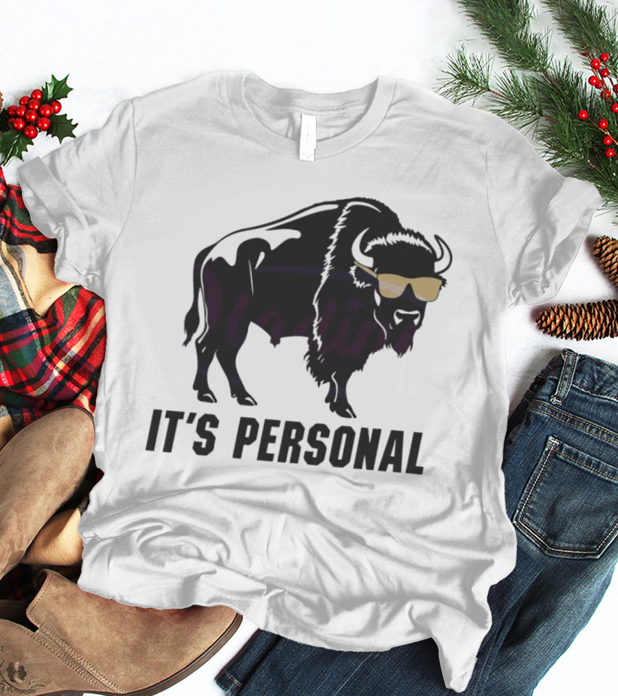 Colorado Buffaloes It's Personal Buffalo With Sunglasses T-Shirt