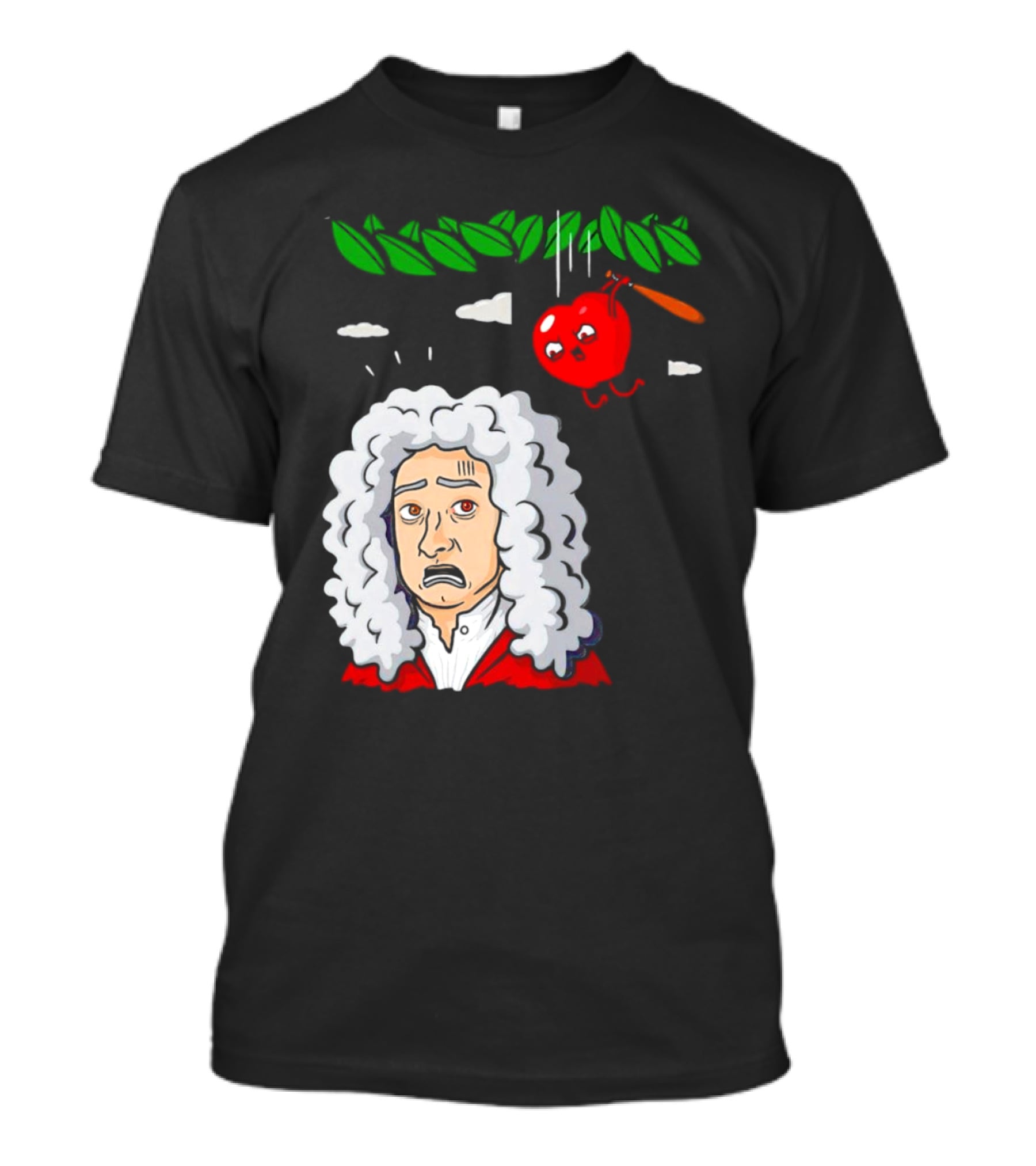Extreme Gravity Apple Falling On Newton T-Shirt