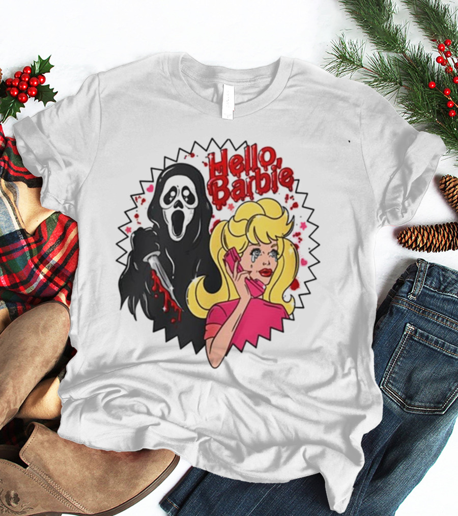 Hello Barbie Ghost Mask Doll T-Shirt