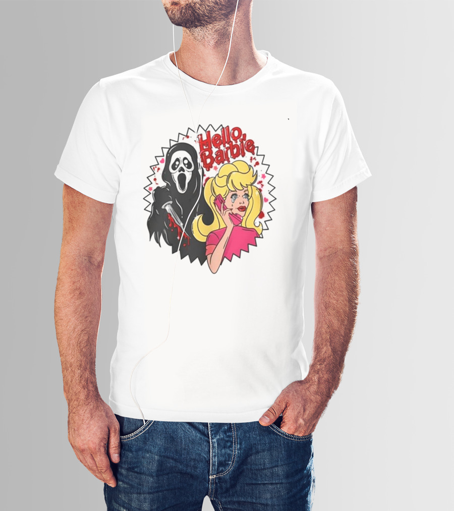 Hello Barbie Ghost Mask Doll T-Shirt