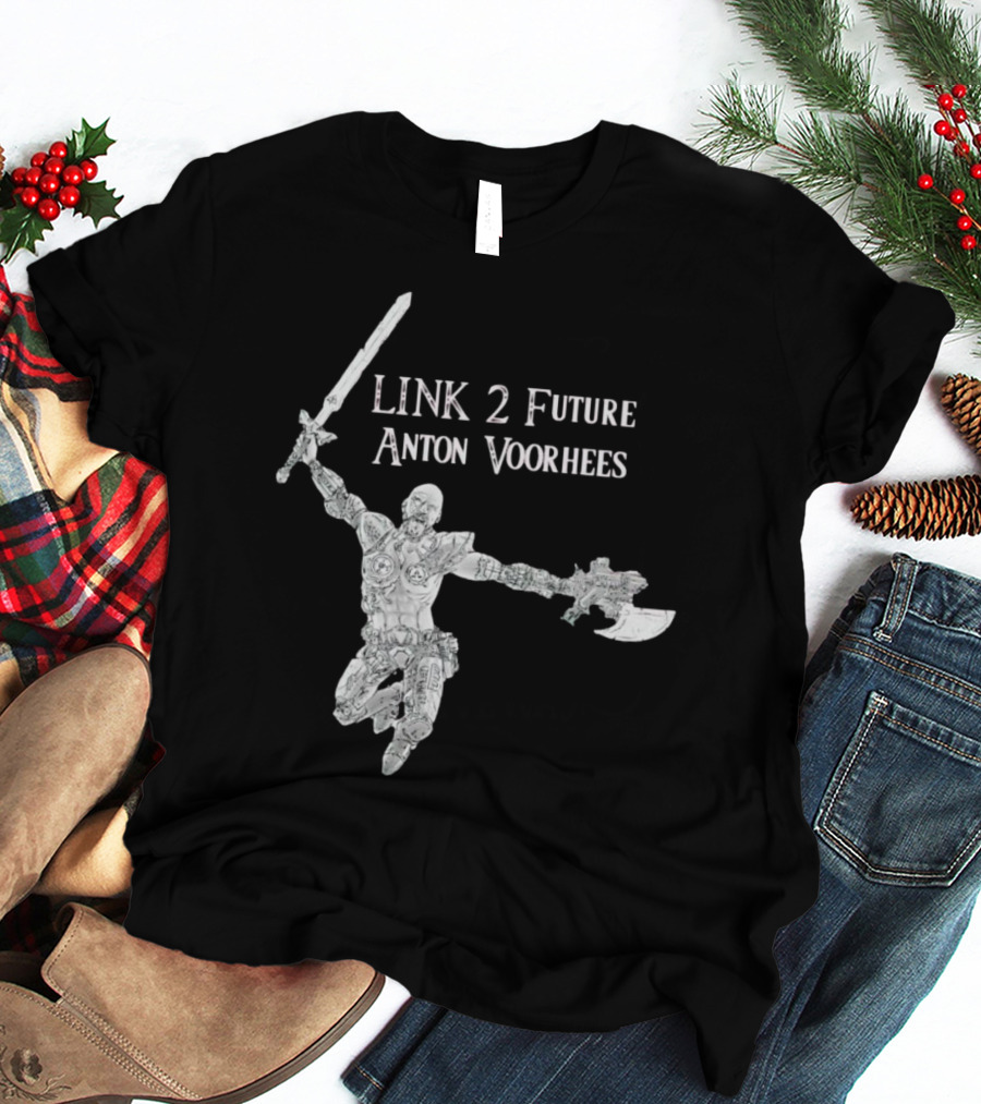 TriBorg Link 2 Future Anton Voorhees Sword And Axe Warrior T-Shirt
