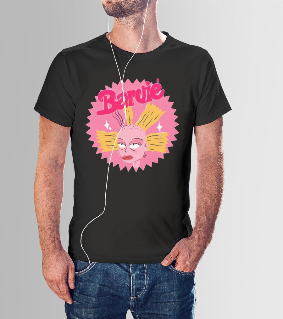 Barbie Movie Bold Parody Pink Starburst T-Shirt