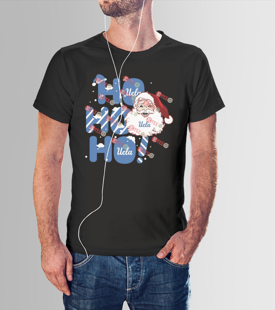 UCLA Ho Ho Ho Santa Claus Christmas T-Shirt