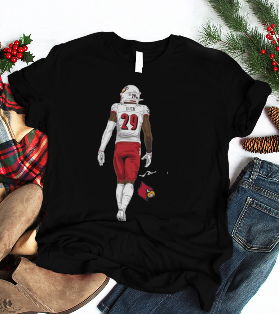 Storm Duck Louisville Cardinals Football Player Number 29 T-Shirt
