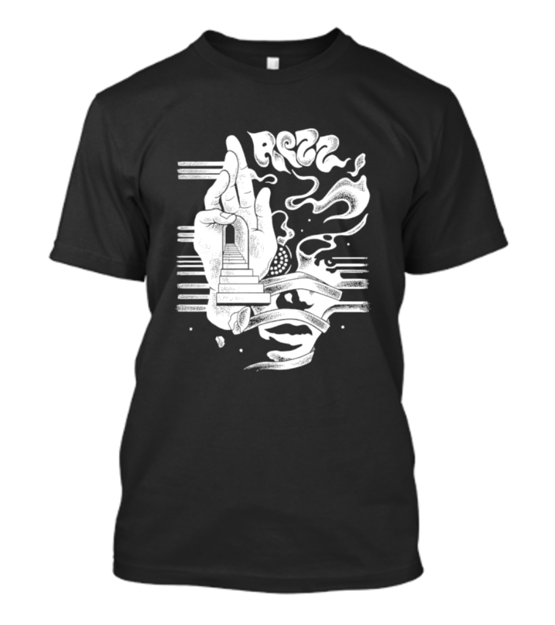 Rezz Perception Hand Staircase And Psychedelic Elements T-Shirt