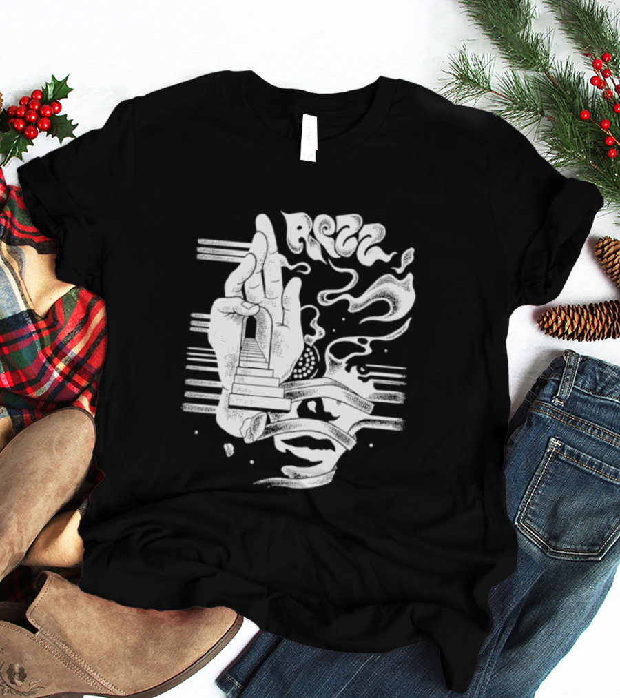 Rezz Perception Hand Staircase And Psychedelic Elements T-Shirt