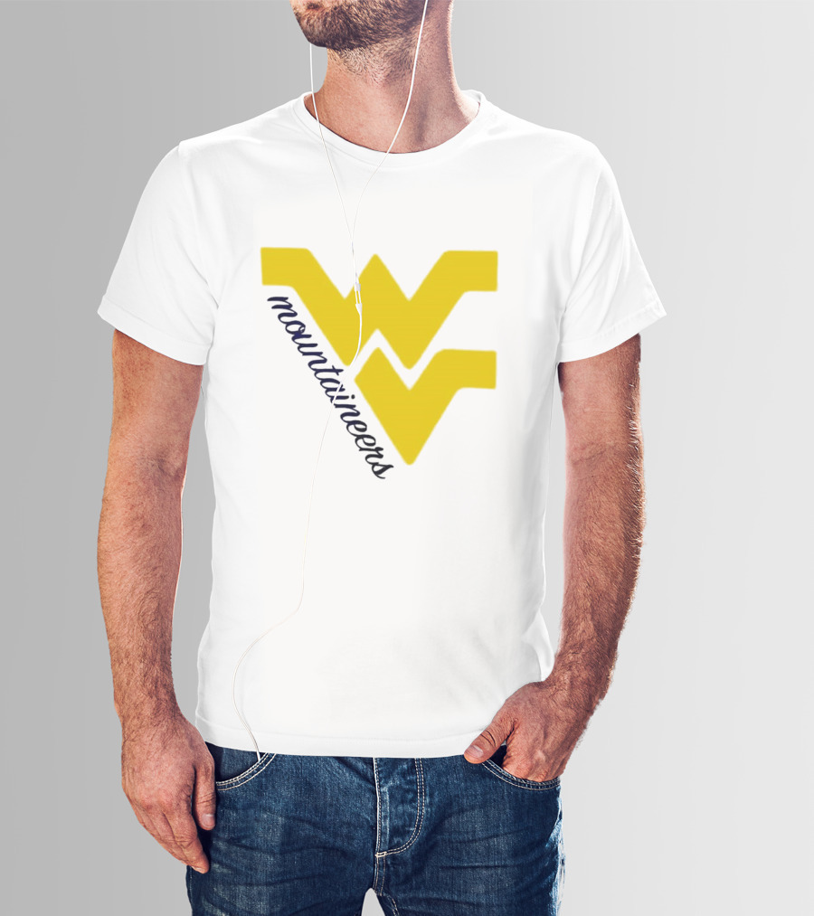 WVU Mountaineers Yellow WV T-Shirt