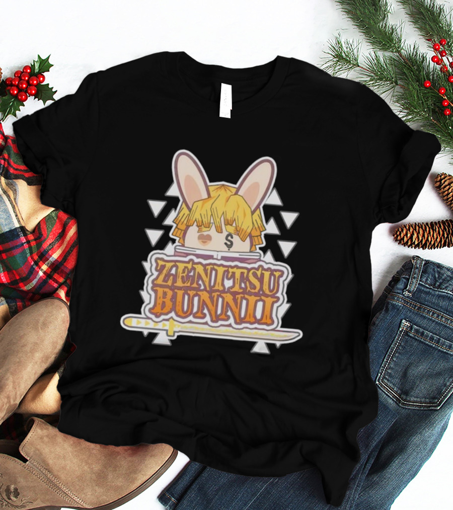 Zenitsu Bunnii Bunnii Gang Samurai Sword T-Shirt