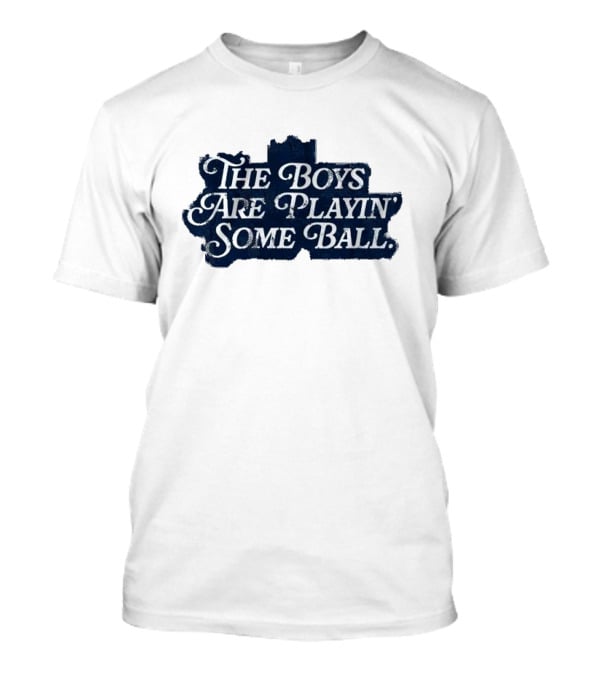 The Boys Are Playin’ Some Ball Vintage Style Retro Look T-Shirt