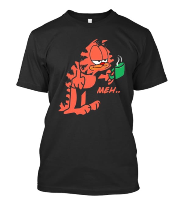 Garfield Meh Coffee Mug Mondays T-Shirt