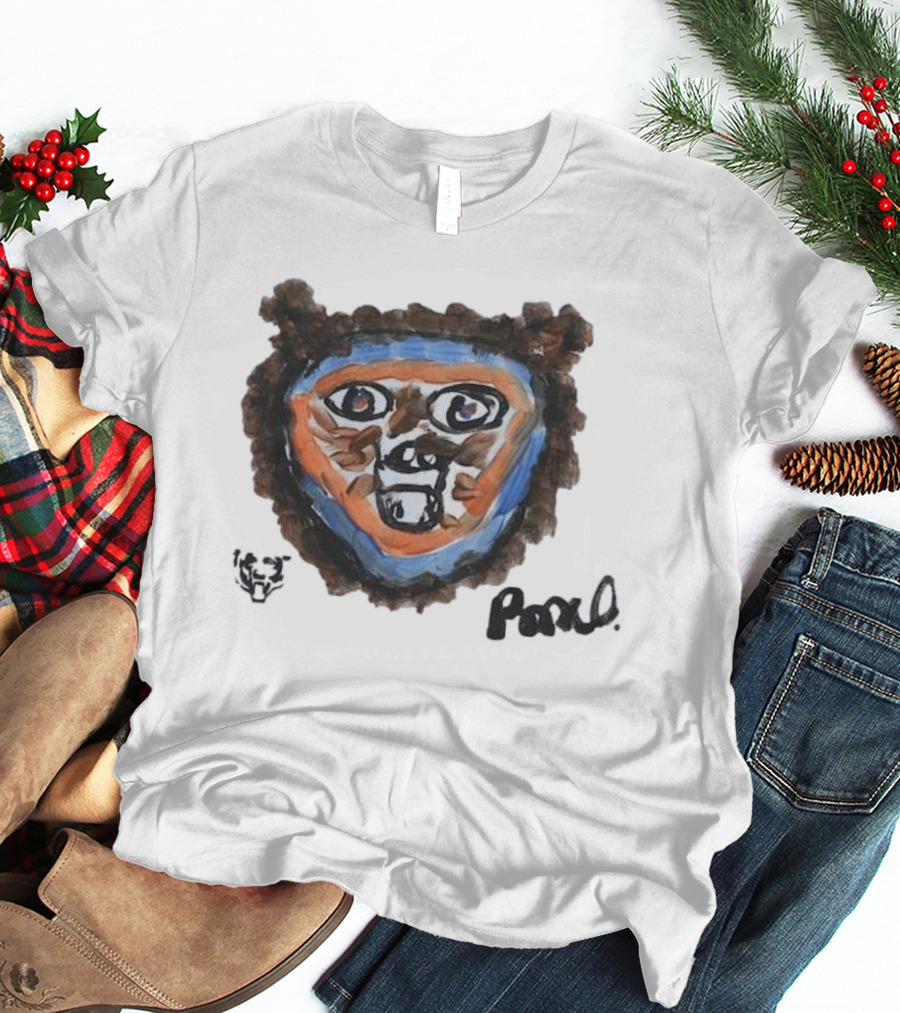 Rome Odunze Chicago Bears Rookie Paint Tri-Blend T-Shirt