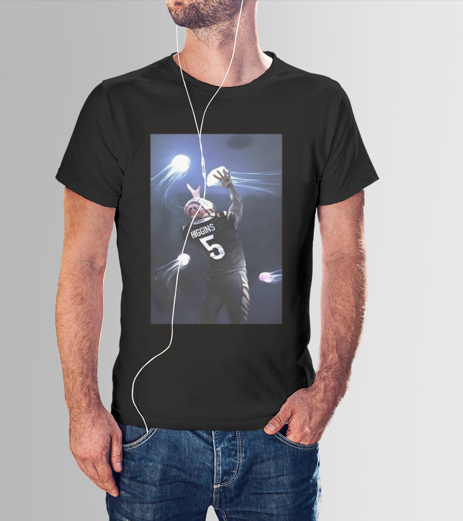 Higgins 5 Football Catching Jellyfish T-Shirt