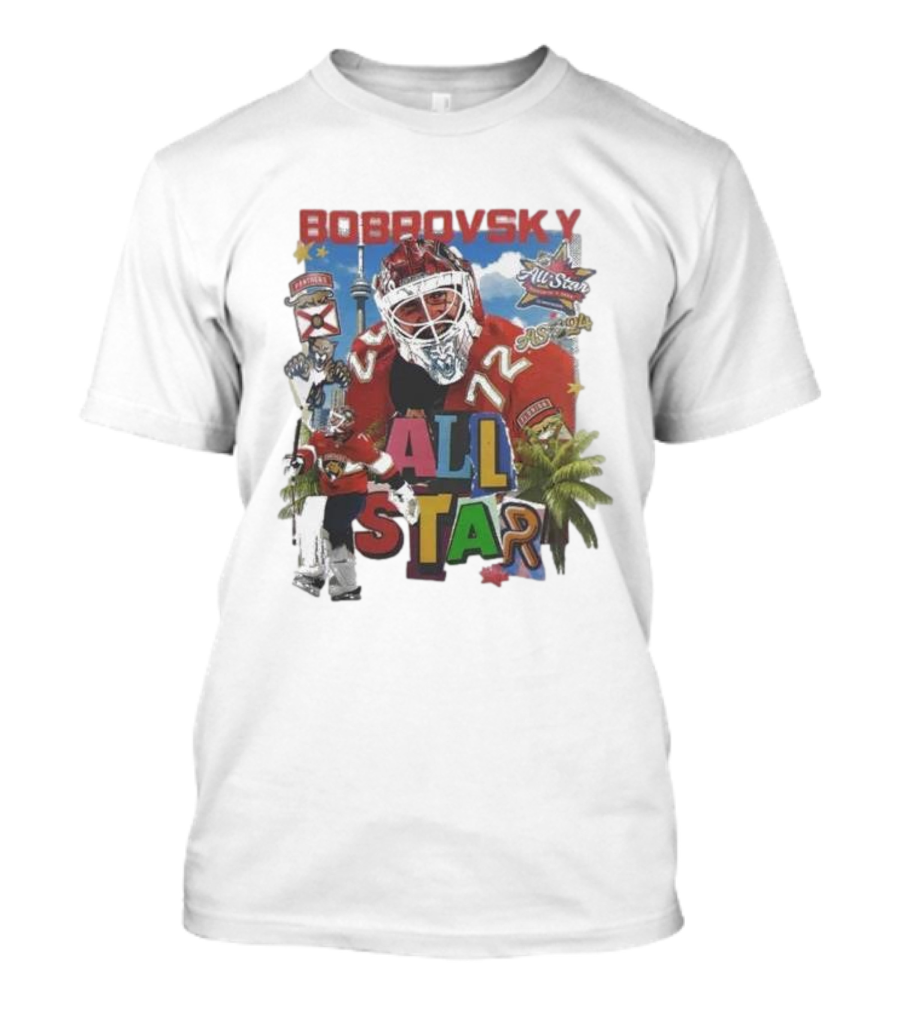Bobrovsky All Star 72 Florida Panthers NHL T-Shirt