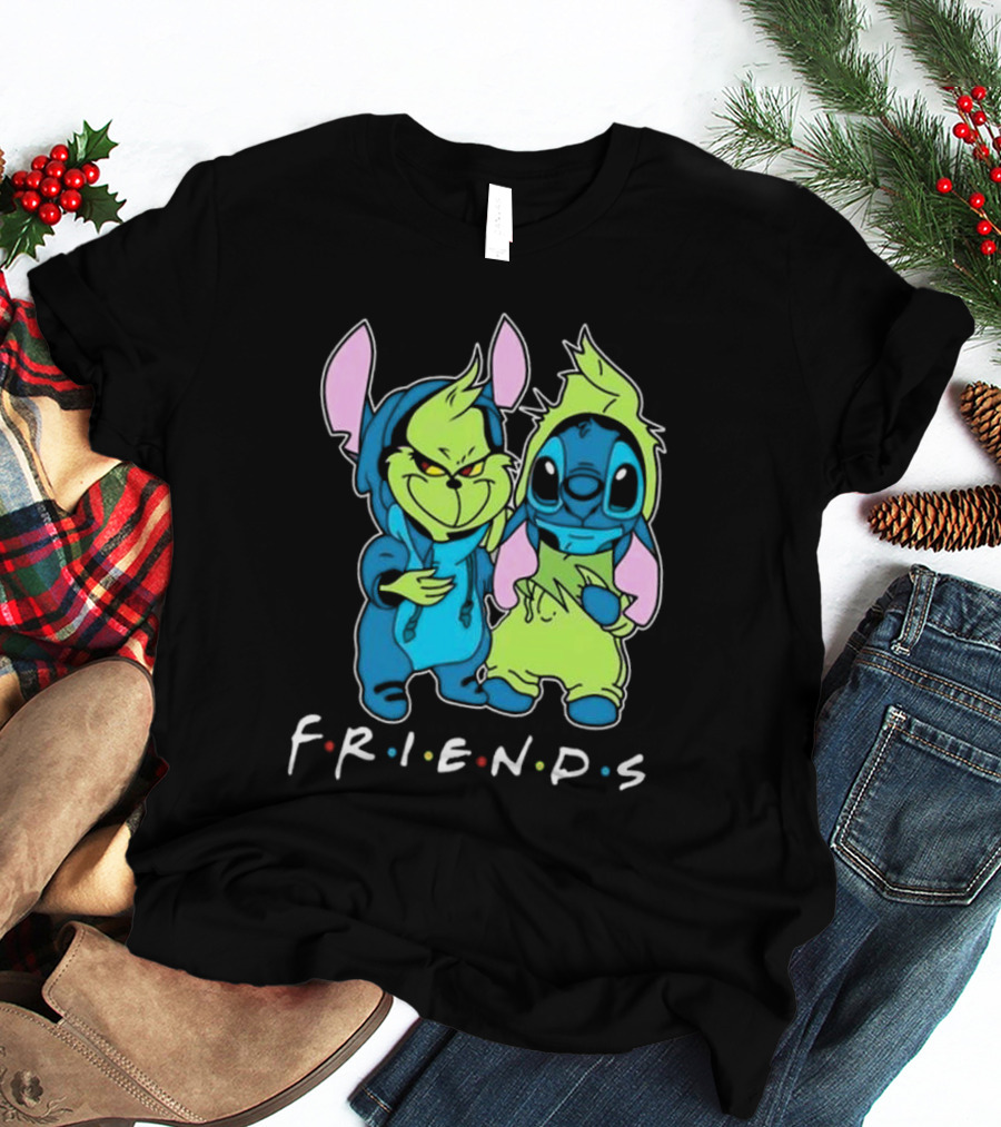 Stitch And Grinch Disney Friends Best Friends For Life T-Shirt