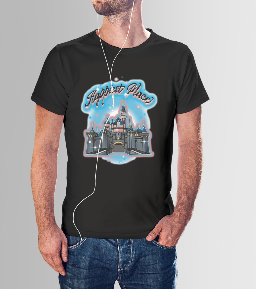 Happiest Place Rope Drop Threads Castle T-Shirt