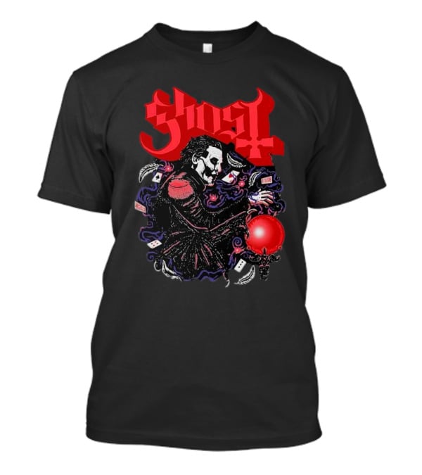 Ghost Papa Cards Club Franchise T-Shirt