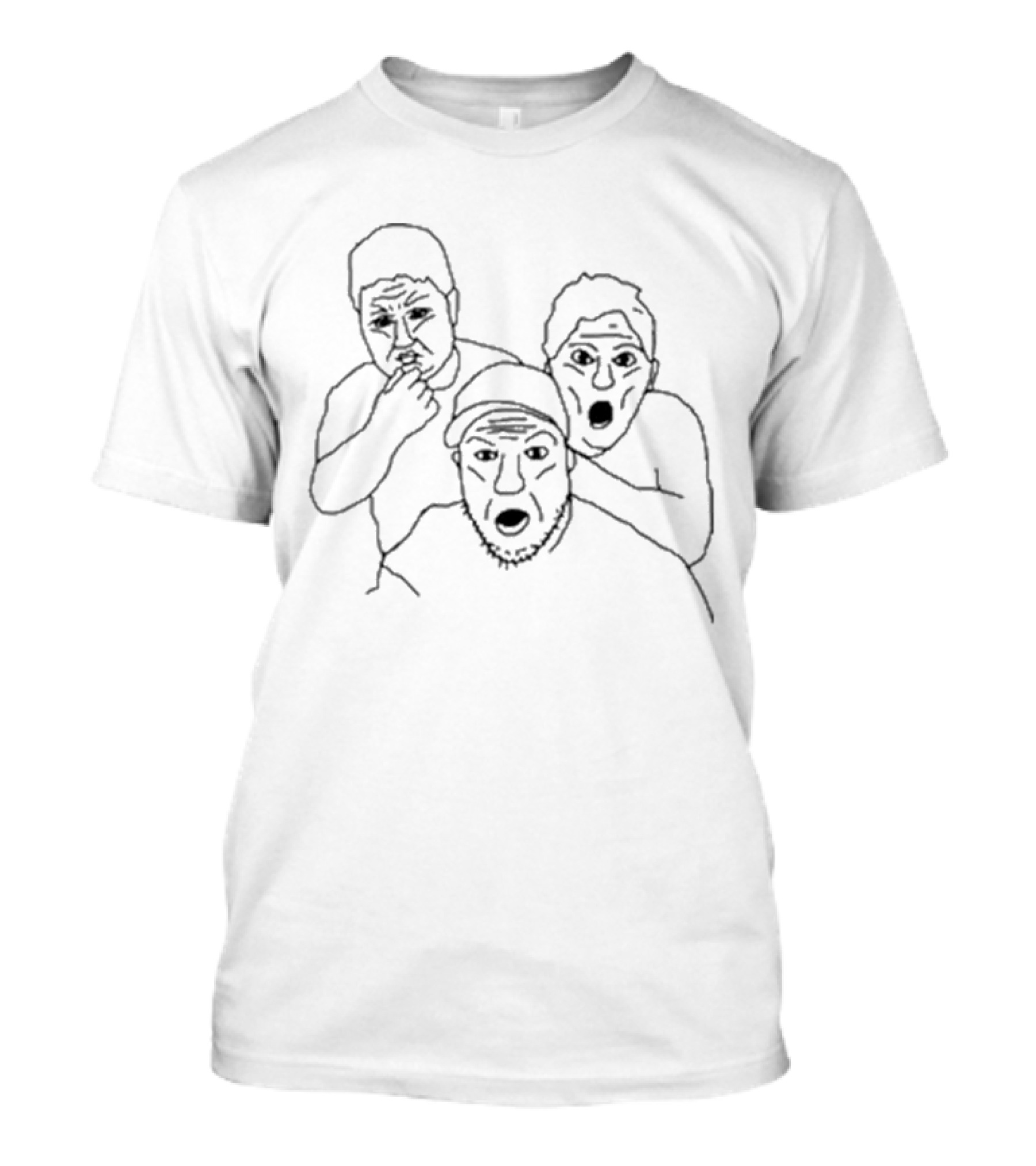 Wojack Rizz Meme Faces T-Shirt
