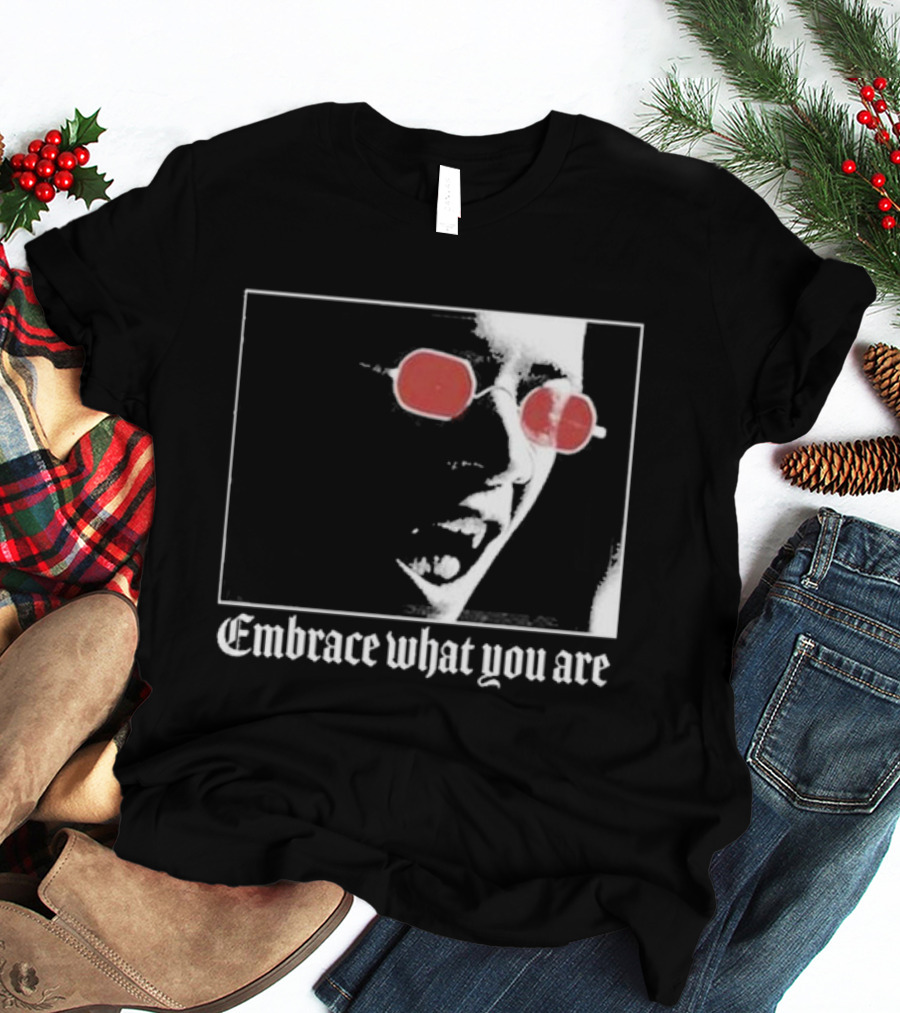 Bimolloy Embrace What You Are Red Glasses T-Shirt