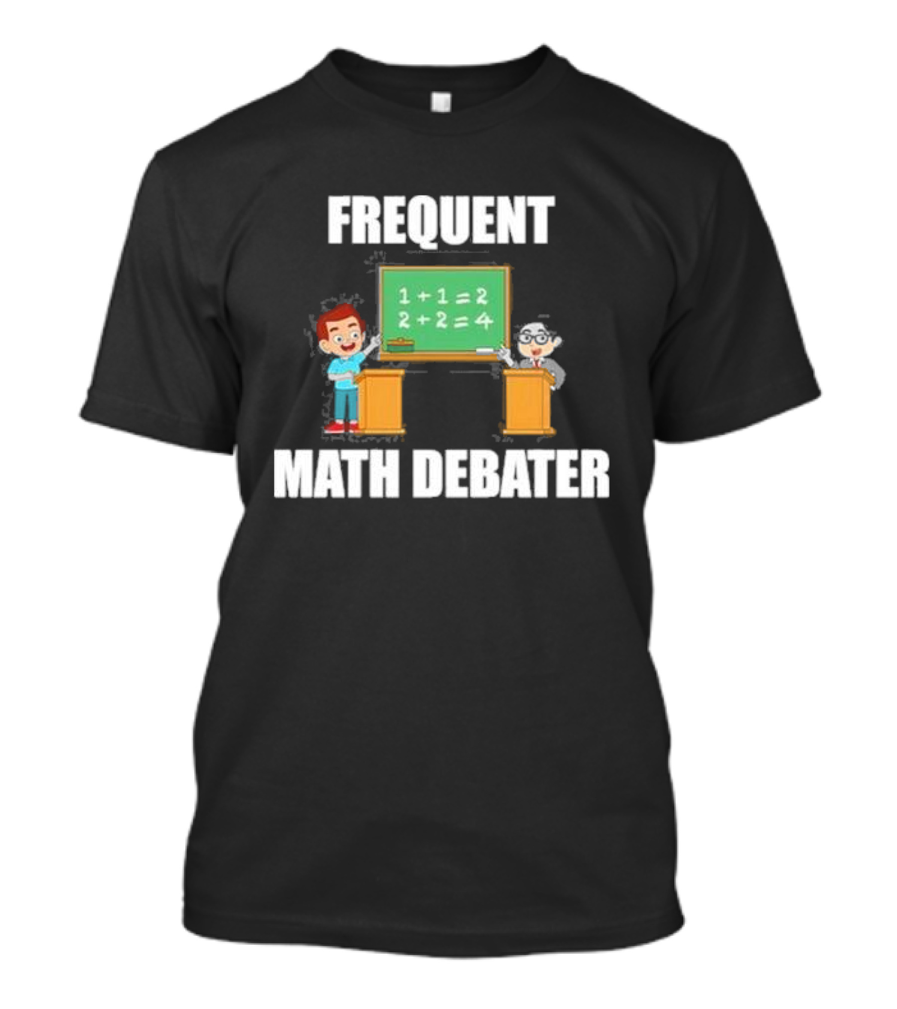 Frequent Math Debater Summerhays Bros Chalkboard Equation T-Shirt