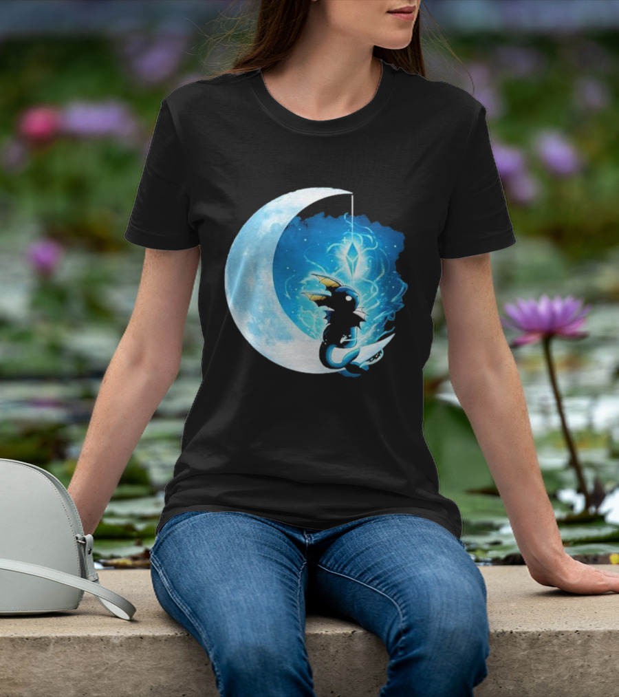 Water Stone Moon Dragon Vallina84 T-Shirt