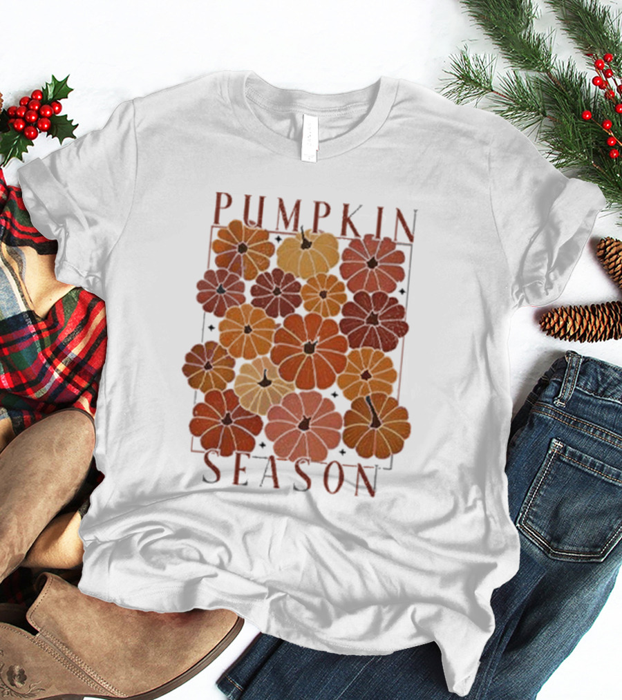 Pumpkin Season Autumn Harvest Bounty T-Shirt