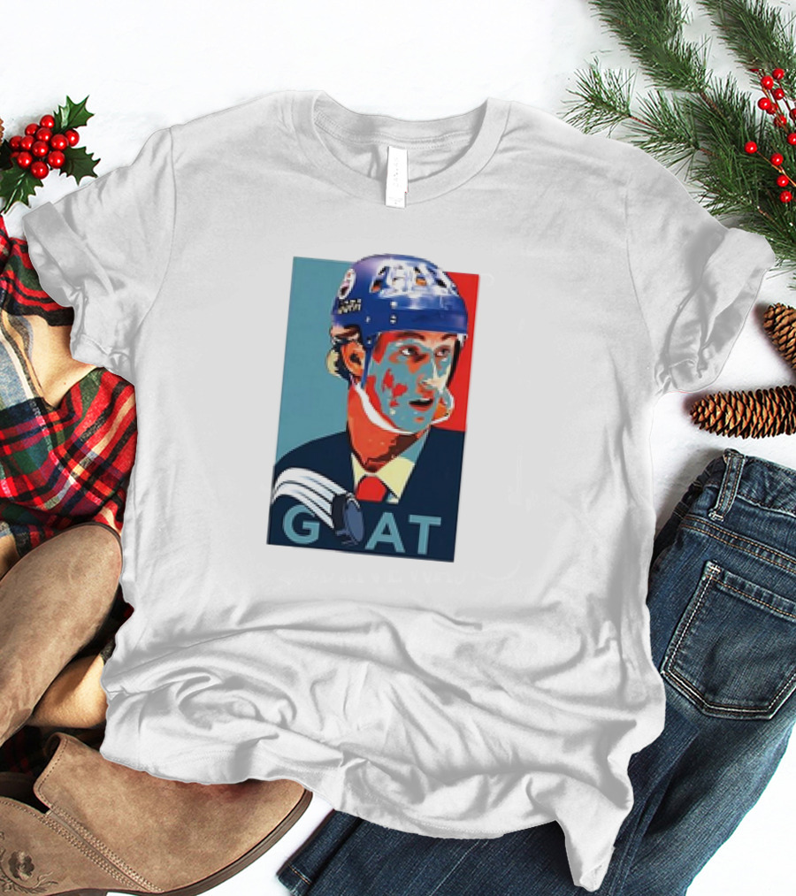 GOAT Gretzky HOPE Retro Hockey T-Shirt