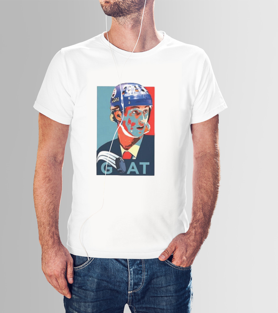 GOAT Gretzky HOPE Retro Hockey T-Shirt